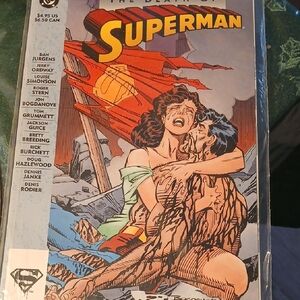 DC COMICS The Death of Superman Comic Book 1992 In Plastic Sleeve